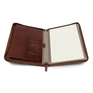 Italian-Crafted Marusa Zip Leather Portfolio